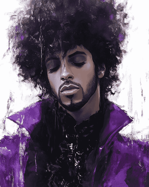 Purple Rain Movie Diamond Painting