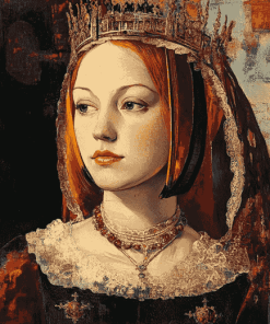 Queen Catherine Of Aragon Vintage Diamond Painting