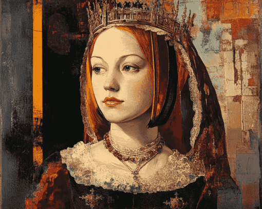 Queen Catherine Of Aragon Vintage Diamond Painting