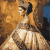 Queen Sisi Vintage Diamond Painting