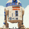 R2d2 Cartoon Diamond Painting