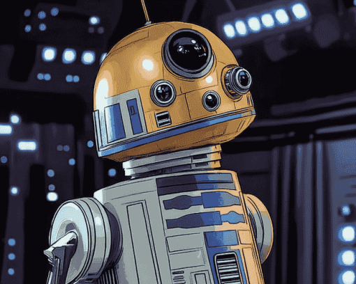 R2d2 and C3po Diamond Painting