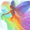 Rainbow Fairy Diamond Painting