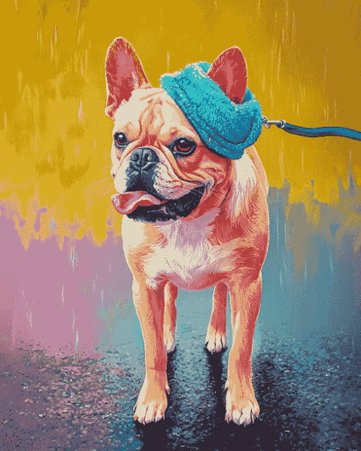 Rainy Day Dog Diamond Painting