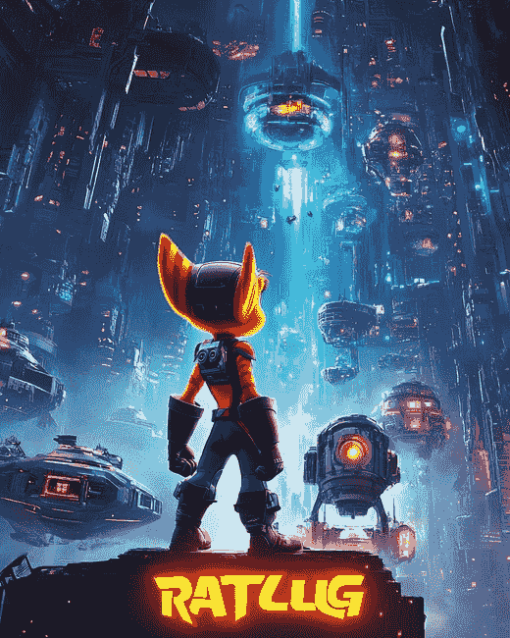 Ratchet and Clank Video Games Diamond Painting