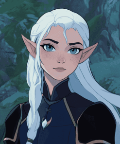 Rayla from The Dragon Prince Diamond Painting