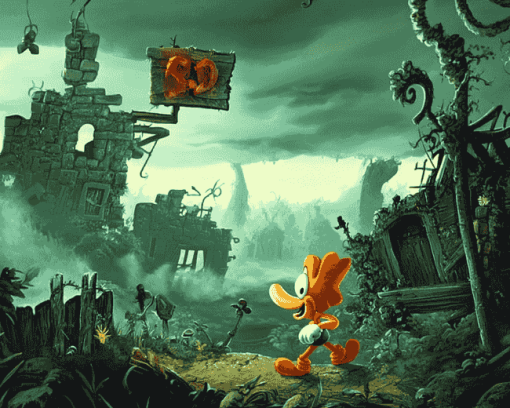 Rayman Animation Game Diamond Painting