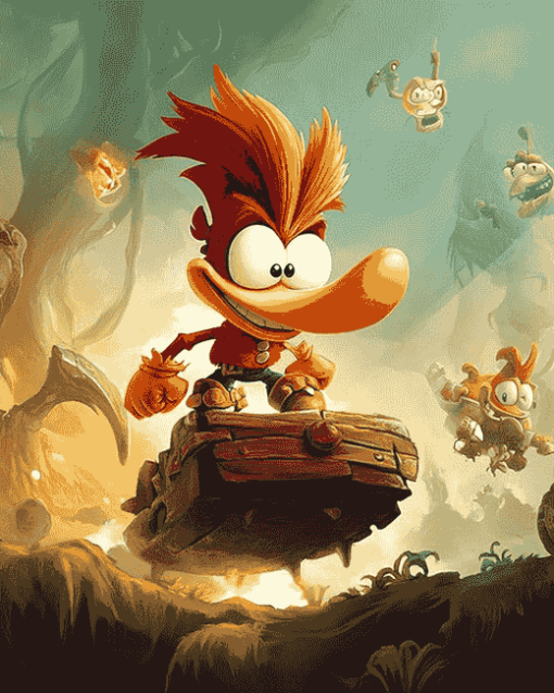 Rayman Video Game Diamond Painting