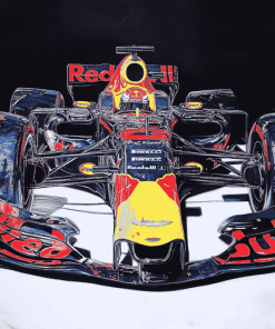 Red Bull Race Cars Diamond Painting