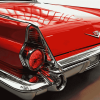 Red Cadillac Car Diamond Painting