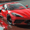 Red Corvette Stingray Diamond Painting