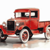 Red Ford Truck Diamond Painting