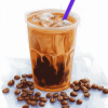 Refreshing Iced Coffee Bubble Tea Diamond Painting