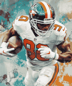 Reggie Bush Miami Dolphins Diamond Painting