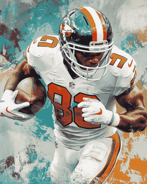 Reggie Bush Miami Dolphins Diamond Painting