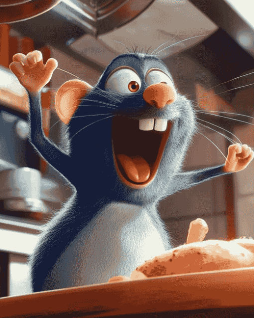 Remy Ratatouille Animation Diamond Painting