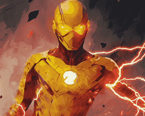 Reverse Flash Animation Diamond Painting