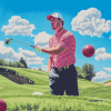 Ricky Wysocki Golf Icon Diamond Painting