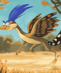 Roadrunner and Coyote Cartoons Diamond Painting