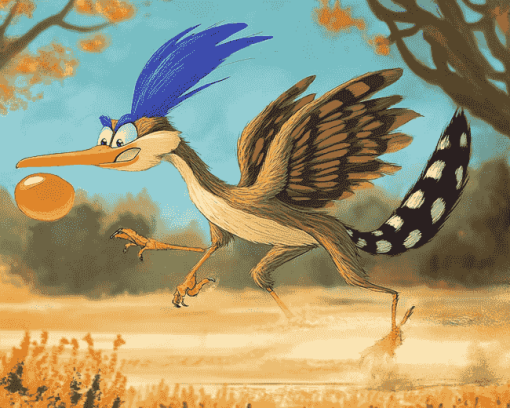 Roadrunner and Coyote Cartoons Diamond Painting