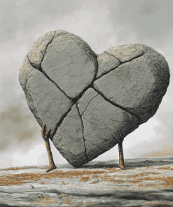 Rock Heart Romance Diamond Painting