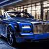 Rolls-Royce Blue Elegance Diamond Painting