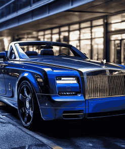 Rolls-Royce Blue Elegance Diamond Painting