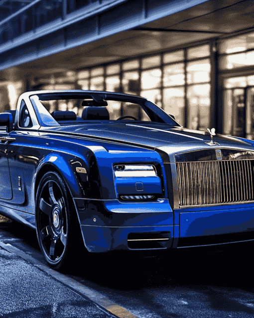 Rolls-Royce Blue Elegance Diamond Painting