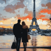 Romantic Paris Getaway Diamond Painting