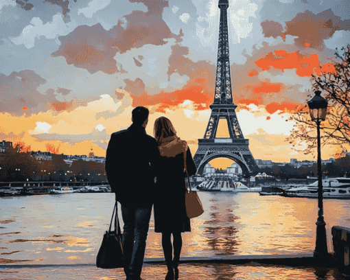 Romantic Paris Getaway Diamond Painting