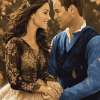 Romantic Prince William and Kate Love Diamond Painting