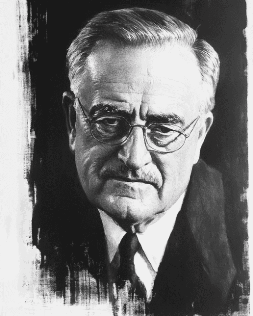 Roosevelt Black And White Diamond Painting