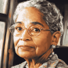 Rosa Parks Inspirational Diamond Painting