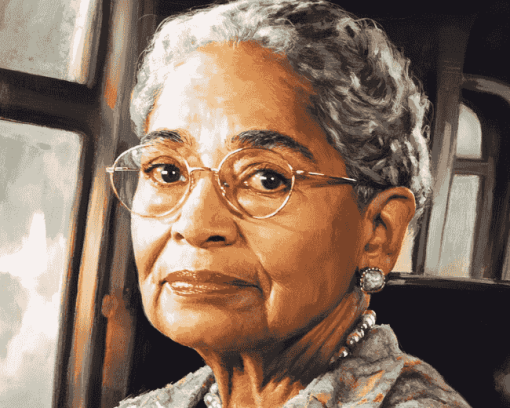 Rosa Parks Inspirational Diamond Painting