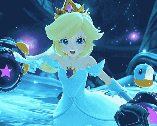 Rosalina Cartoon Adventure Diamond Painting