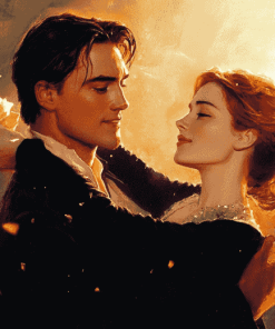 Rose and Jack Titanic Movie Diamond Painting