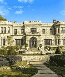 Rosecliff Castle Glamour Diamond Painting