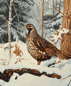 Ruffed Grouse Bird Diamond Painting