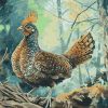 Ruffed Grouse Wildlife Diamond Painting