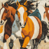 Running Horse Diamond Painting