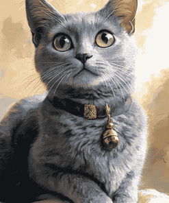 Russian Kitty Diamond Painting