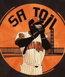 SF Giants Baseball Diamond Painting