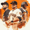 SF Giants Baseball Stars Diamond Painting