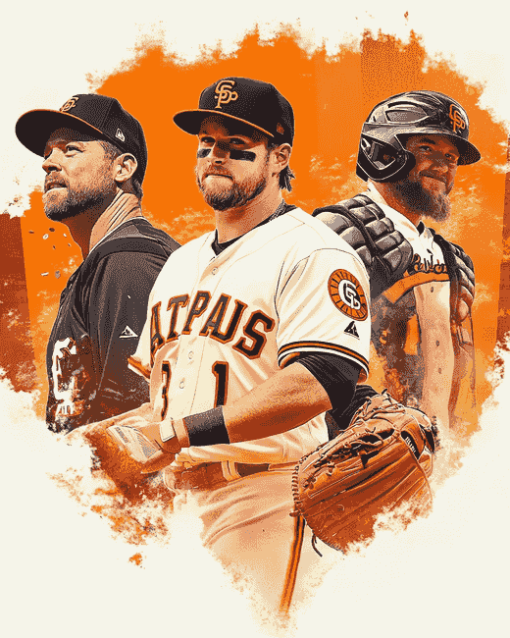 SF Giants Baseball Stars Diamond Painting