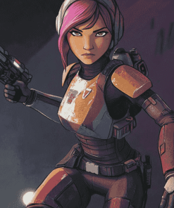 Sabine Wren Star Wars Diamond Painting