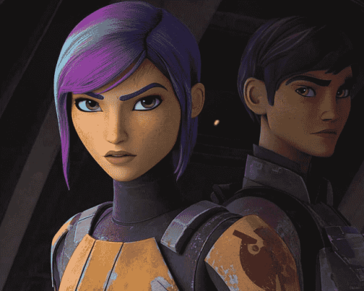 Sabine Wren Star Wars Diamond Painting