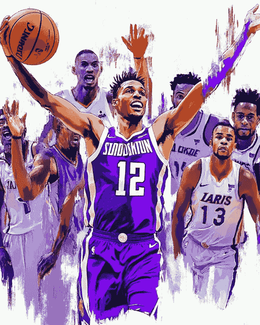 Finalizing Sacramento Kings Basketball Diamond Painting Artwork