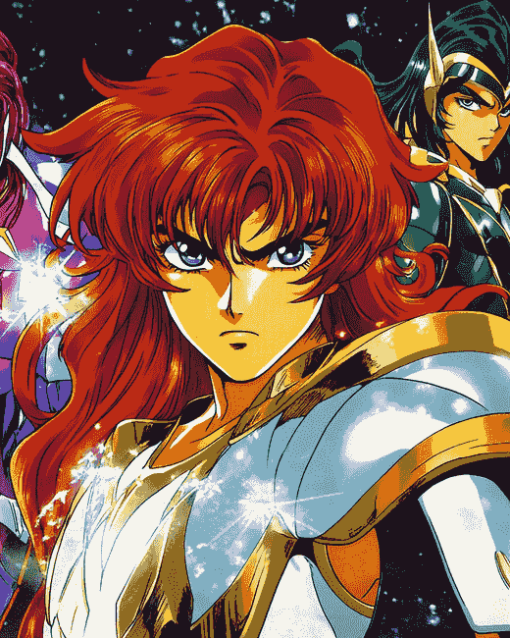 Saint Seiya Anime Diamond Painting