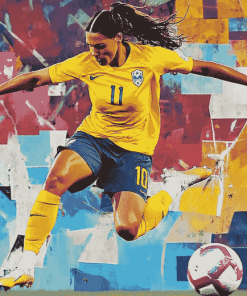 Sam Kerr Football Star Diamond Painting