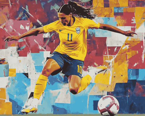 Sam Kerr Football Star Diamond Painting